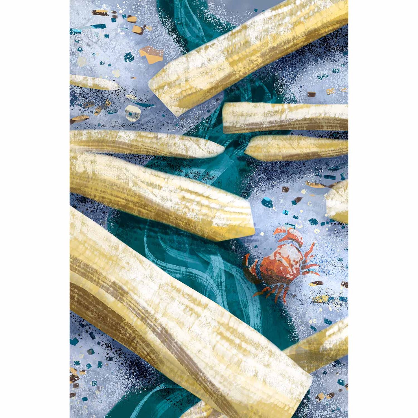 greeting card - Beach Medley