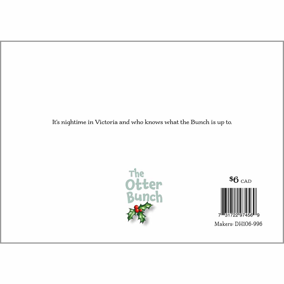 greeting card - Santa Busking