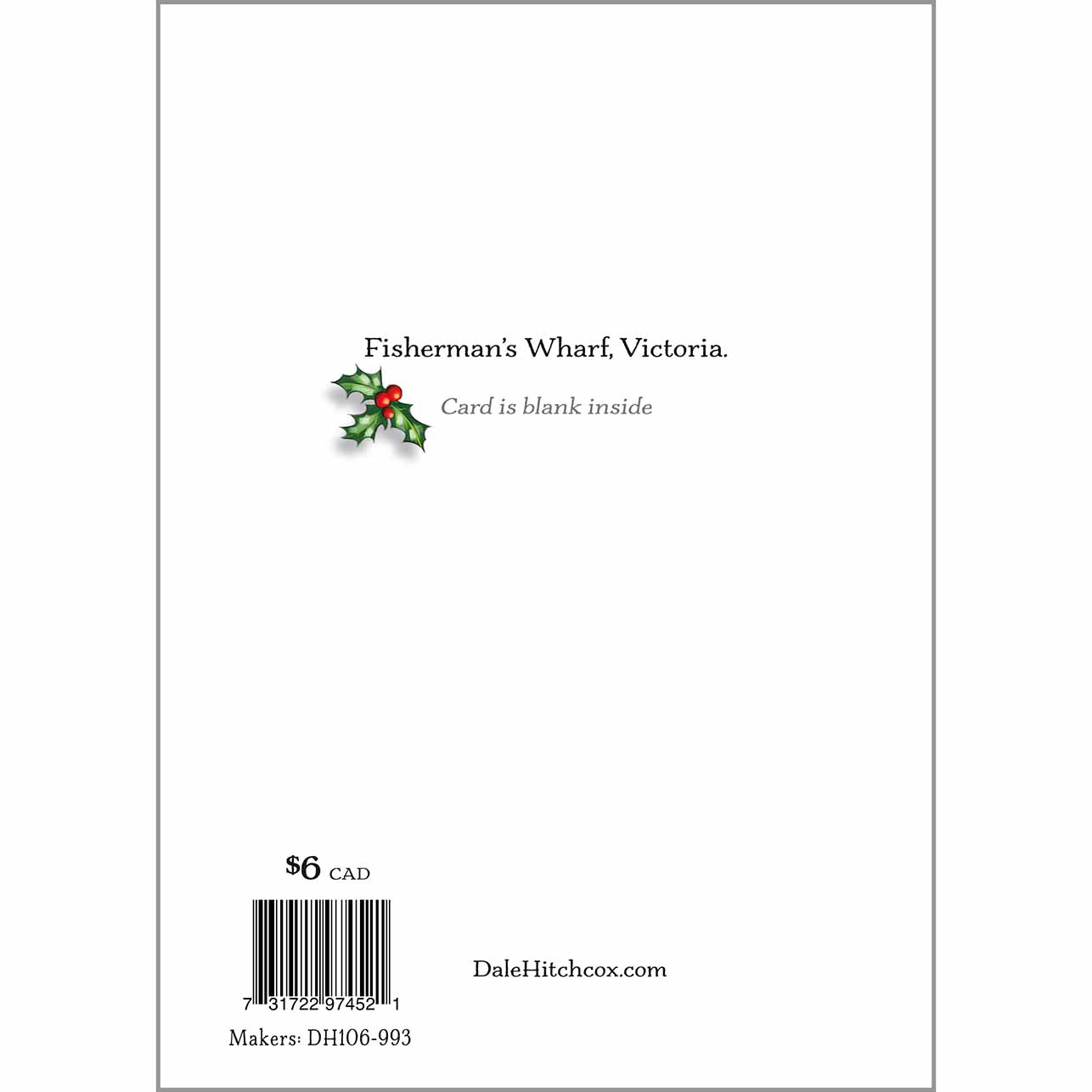 greeting card - Fishermans's Wharf Christmas