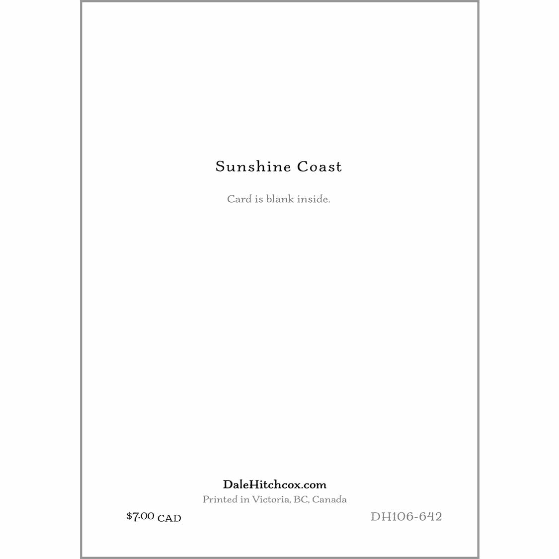 greeting card - Sunshine Coast