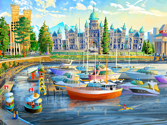 greeting card - Inner Harbour