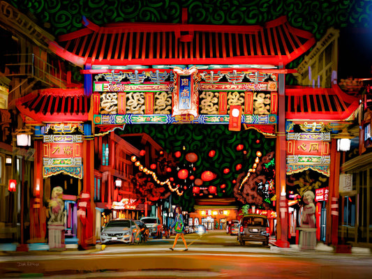 Gate of Harmonious Interest, Chinatown, Victoria, BC