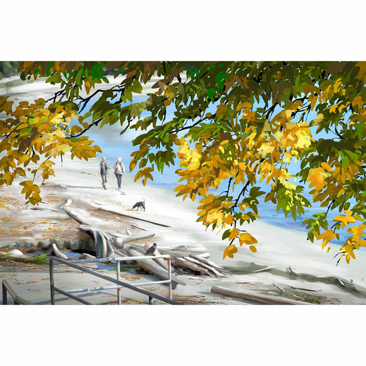 greeting card - Gonzales Beach Walkers