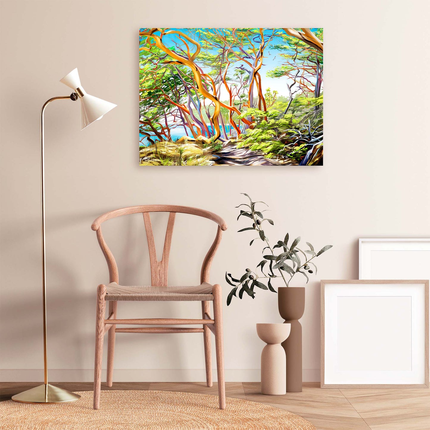 East Sooke Park Arbutuses canvas art print