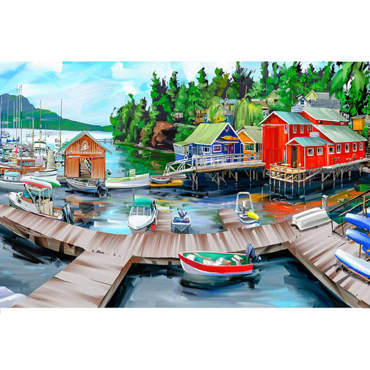 greeting card - Brentwood Bay Harbour