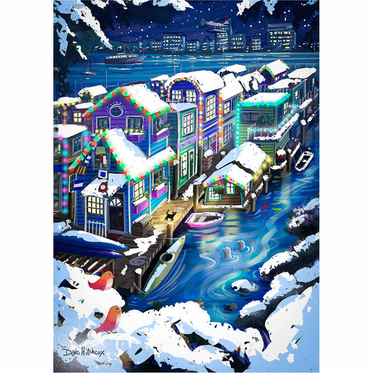 greeting card - Fishermans's Wharf Christmas